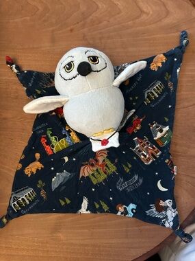 Hedwig Plush Lovey with Harry Potter fabric